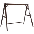 3-Person Porch Swing Frame | Solid Pine Wood A-Frame Stand