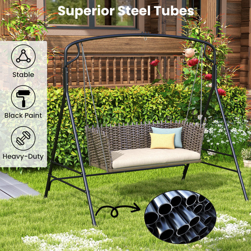 Heavy Duty Metal Swing Stand - A-Frame Porch & Hammock Frame