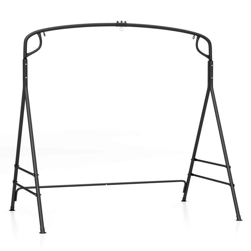 Heavy Duty Metal Swing Stand - A-Frame Outdoor Porch Swing Frame