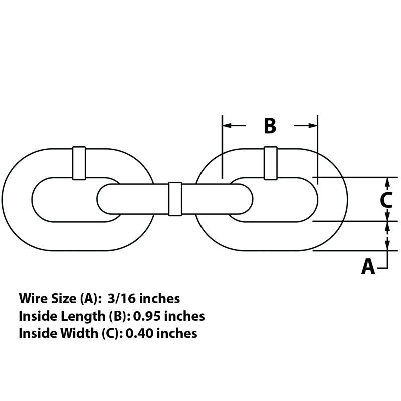 Heavy Duty Stainless Steel Porch Swing Hanging Chain Kit - 700lb