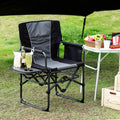 Oversized Heavy Duty Director Chair - Portable Camping & Fishing Seat