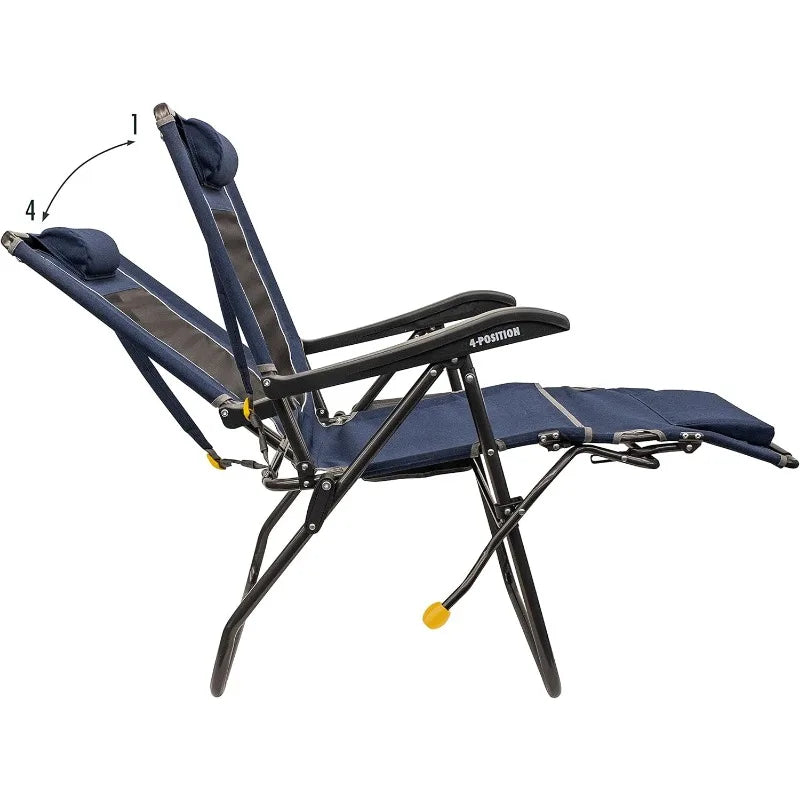 GCI Outdoor Legz Up Lounger Portable Reclining Chair for Camping
